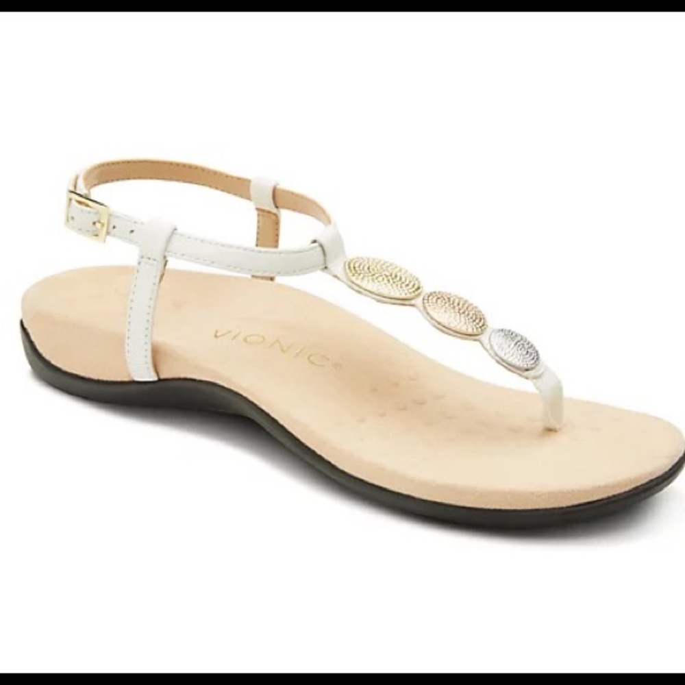 Vionic Lizbeth T-Strap Orthotic Sandals Women’s Size 9